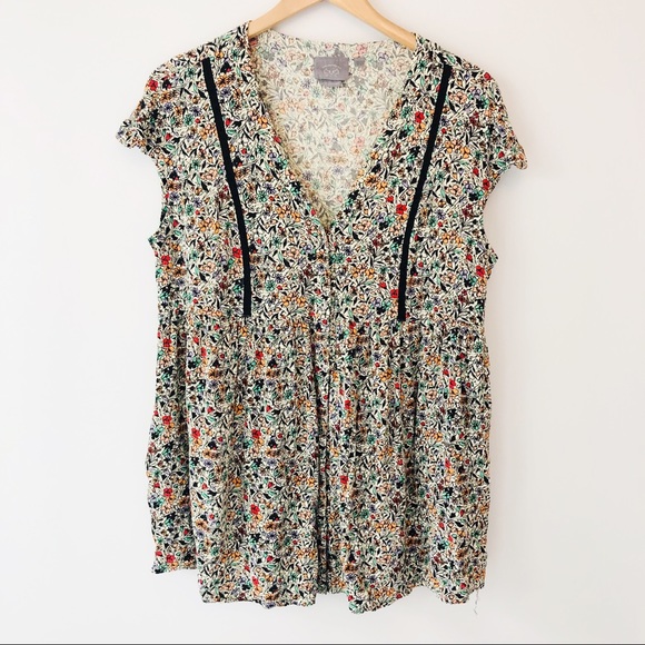Anthropologie Tops - Anthropologie Vanessa Virgina Ladder Lace Tunic